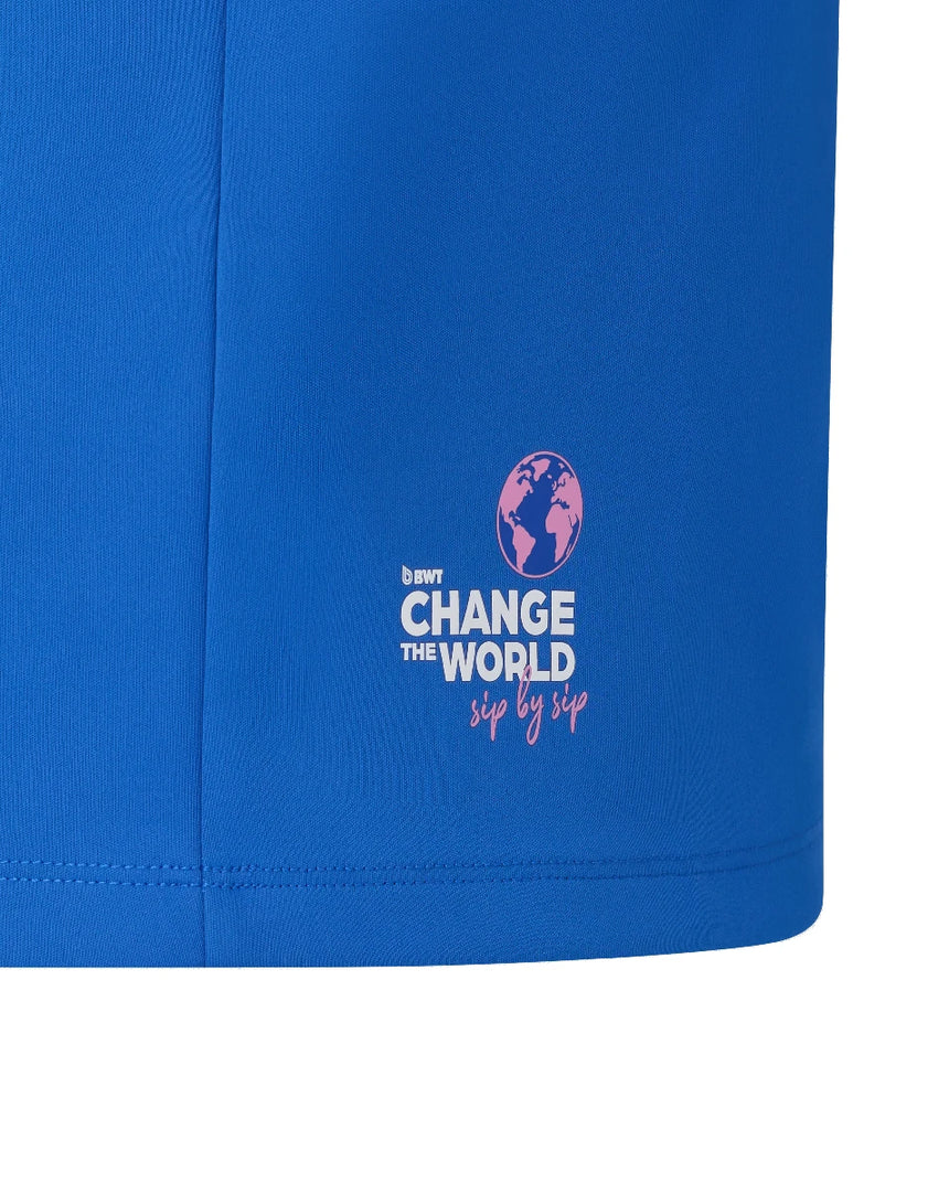 Alpine mikina s 1/4 zipsom, tímová, modrá