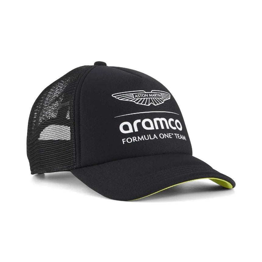Aston Martin trucker čiapka, čierna