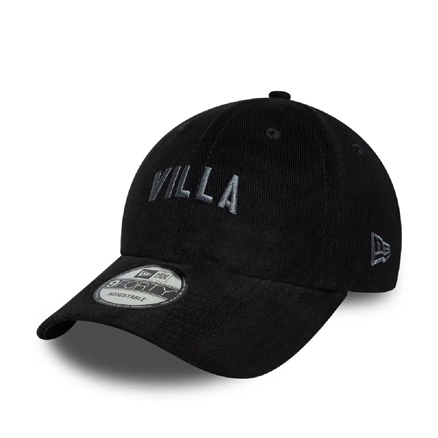 Aston Villa čiapka, šnúrková, 9FORTY, New Era, čierna