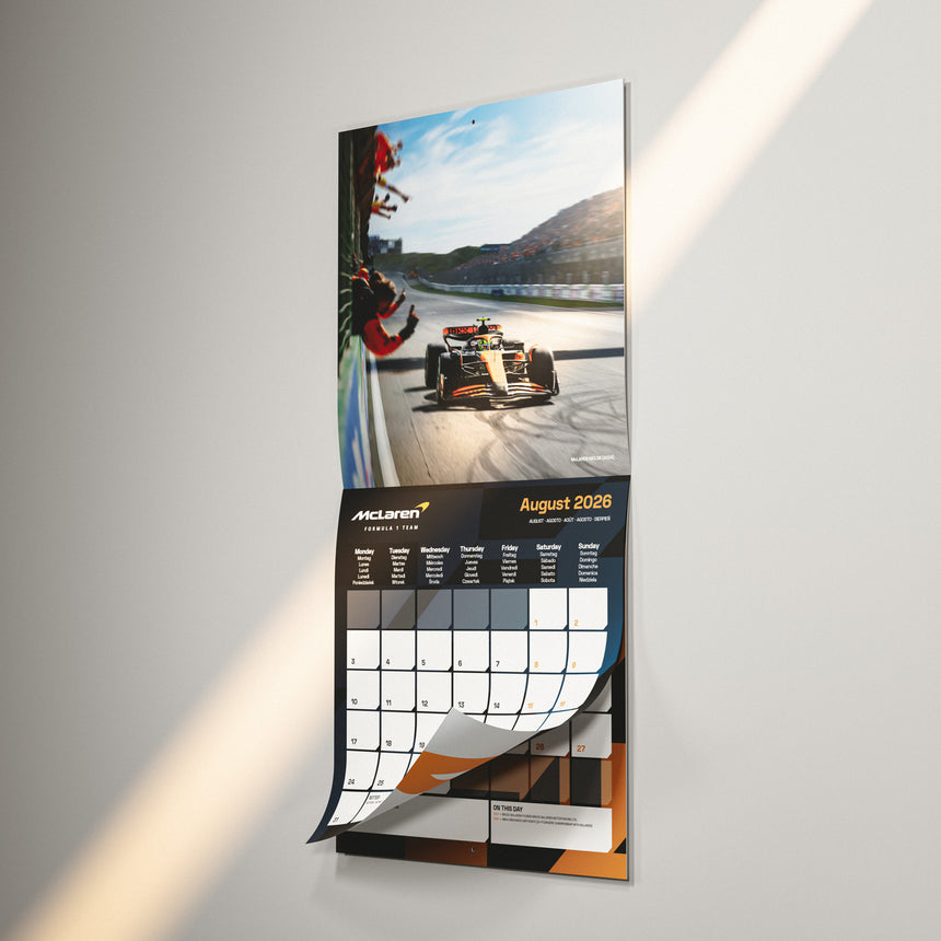 McLaren Formula 1 tím - oficiálny kalendár - 2026