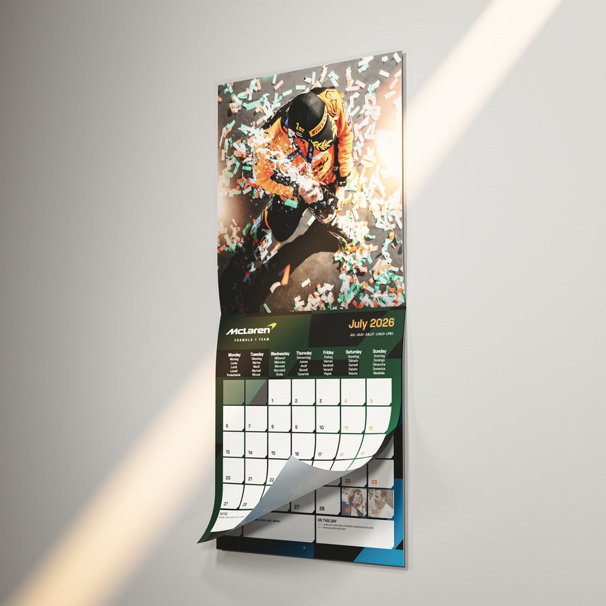McLaren Formula 1 tím - oficiálny kalendár - 2026