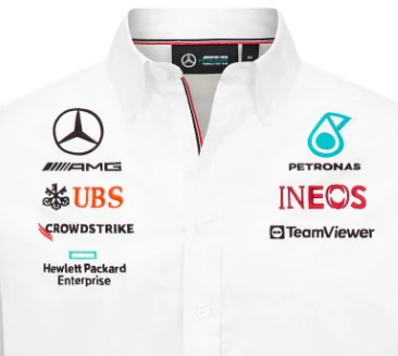 Mercedes Shirt, Team, Weiß, 2023