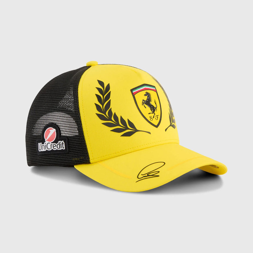 Ferrari čiapka, Lewis Hamilton, trucker, Silverstone špeciálna edícia, Puma, Žltá, 2026