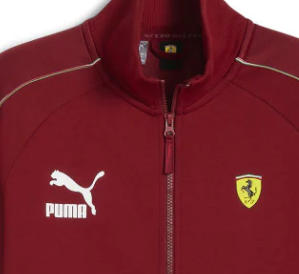 Ferrari Pullover, Puma, Race Iconic T7 Track, intensives Rot