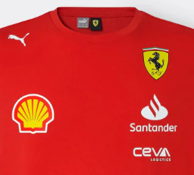 Ferrari tričko, Puma, tímové, červená, 2024