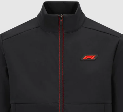 Formula 1 softshell Bunda, Čierna