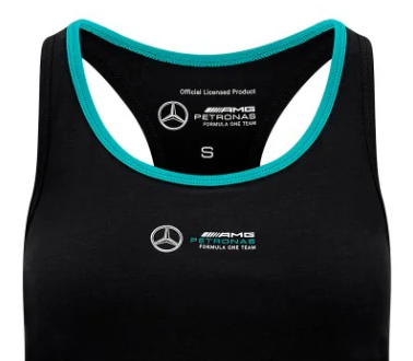 Mercedes top, racerback, Ženy, Čierna