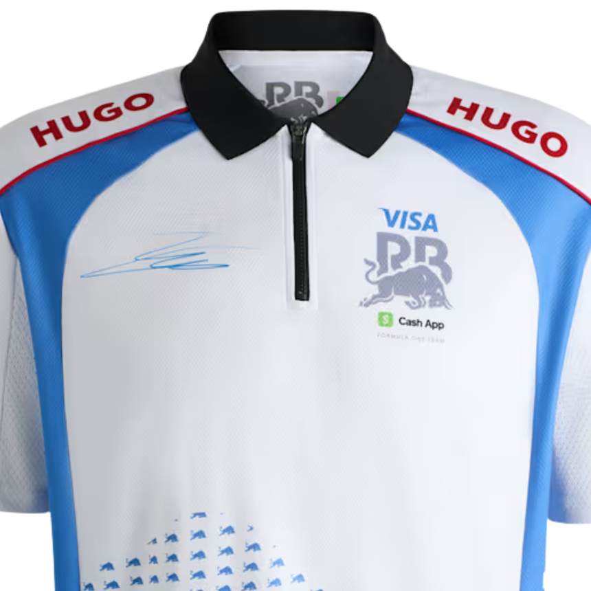 VISA RB Polo, Isack Hadjar, tím, biela