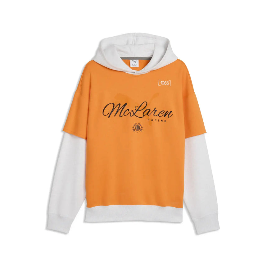 McLaren hoodie, papaya