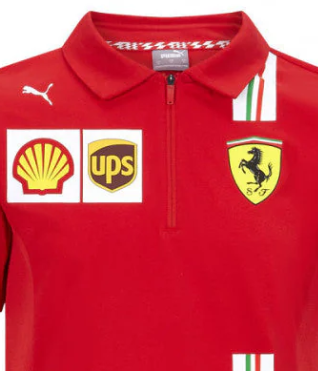 Detské tričko Ferrari, Puma, Tím, Červená, 2020