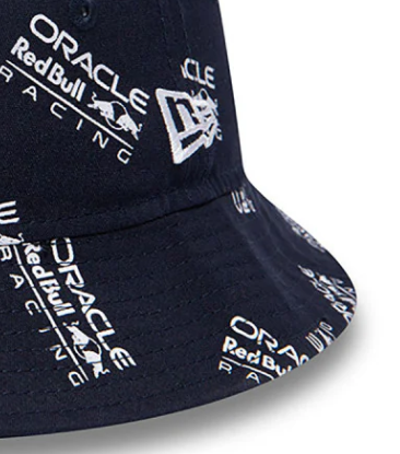 Red Bull Racing bucket hat, New Era, AOP, Modrá