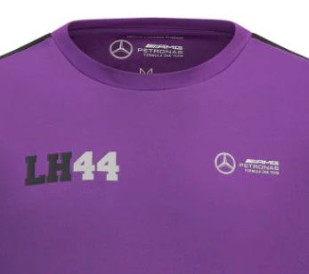 Mercedes T-Shirt, Lewis Hamilton, Sport, lila