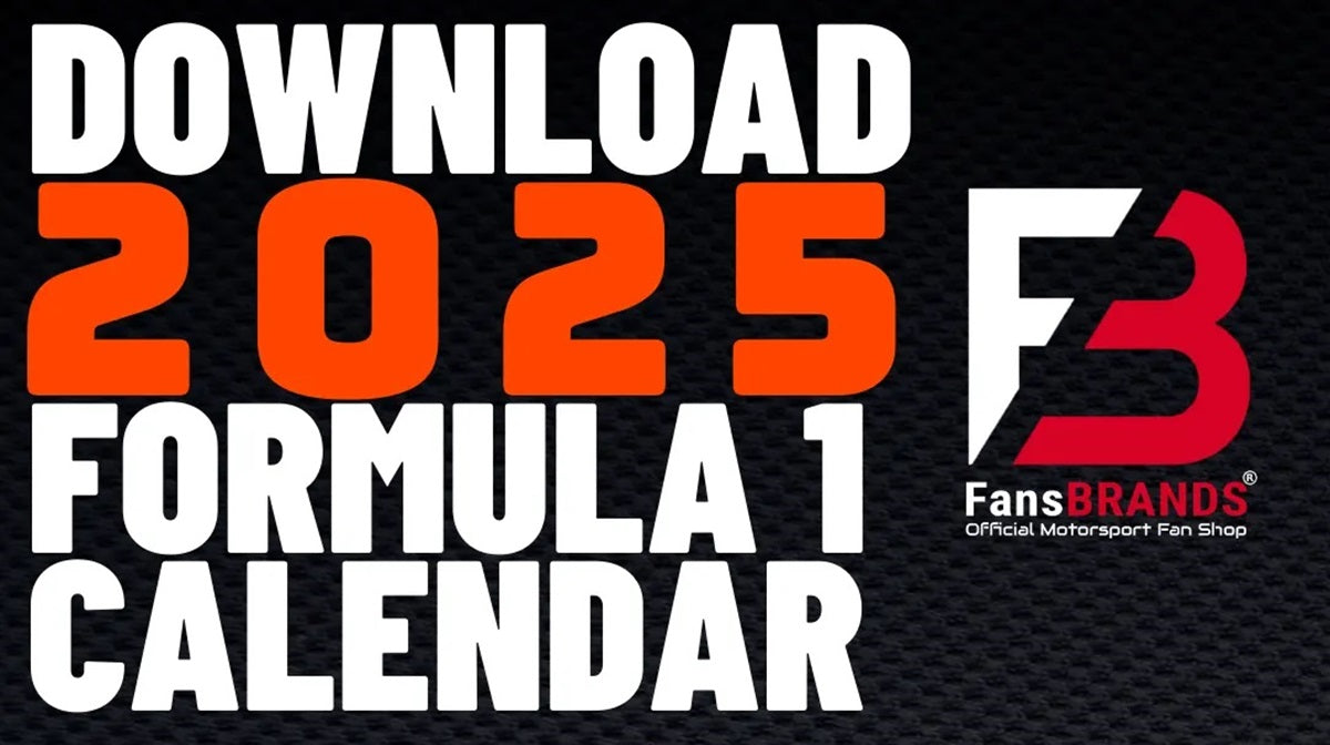 Stiahnutie kalendára Formuly 1 na rok 2025 – FansBRANDS® - SK