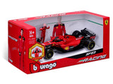 Ferrari modelové auto, SF-23, Charles Leclerc, 1:24, bburago, s pilotom
