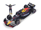 Modelové auto Red Bull Racing, BBurago, Max Verstappen, číslo 1, 1:24, RB19, s pilotom