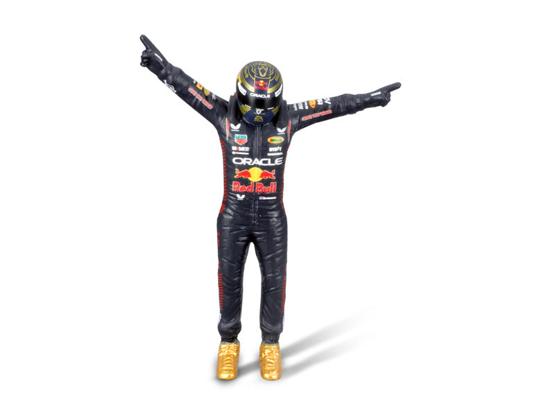 Red Bull Racing modelové auto, bburago, Max Verstappen, #1, 1:24, RB19, s pilotom