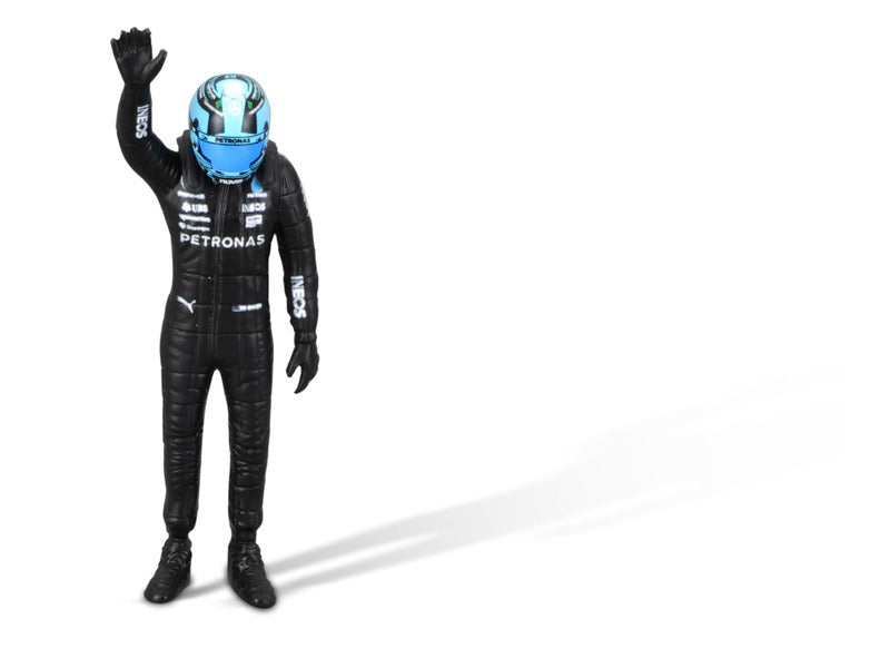 Mercedes modelové auto, bburago, George Russell, #63, 1:24, W14 E, s pilotom