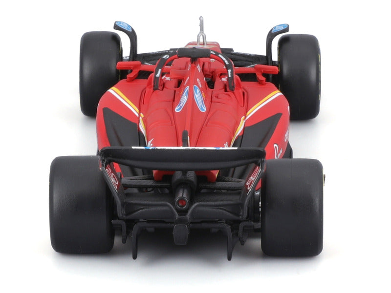 Model auta Ferrari, Charles Leclerc, SF-24, bburago, červené 🔥