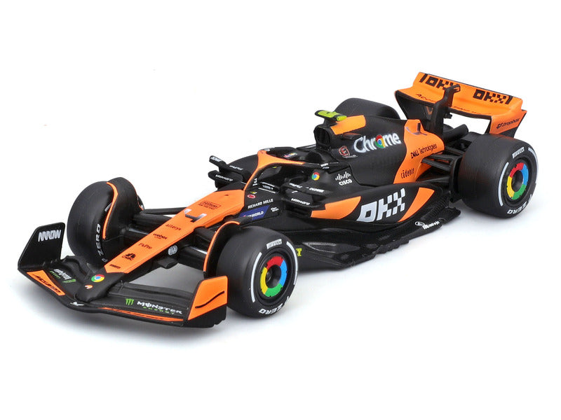 Model auta McLaren, Bburago, Lando Norris, lakovanie Miami, MCL38 🔥