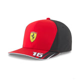 Baseballová čiapka Puma Ferrari Leclerc LC, červená, 2022 - FansBRANDS®