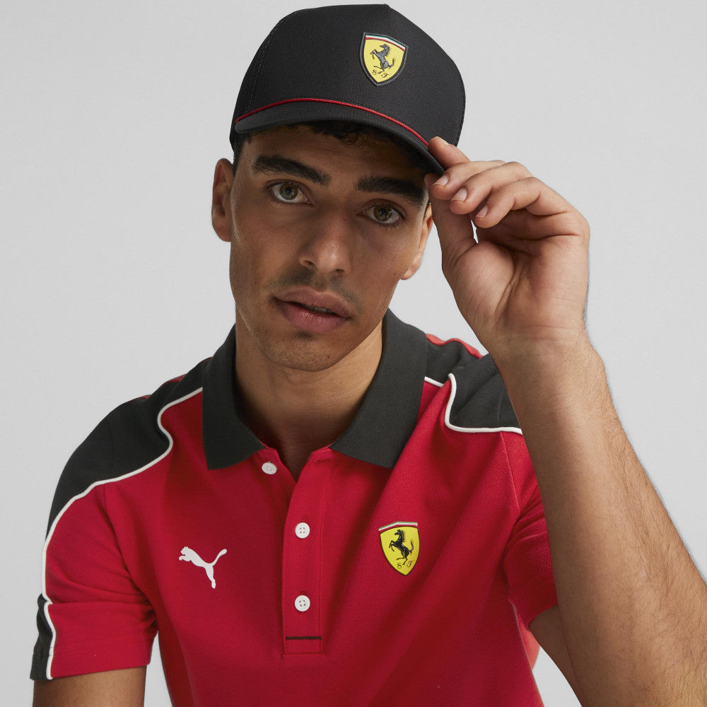 Ferrari cap, Puma, sportwear race, trucker, black