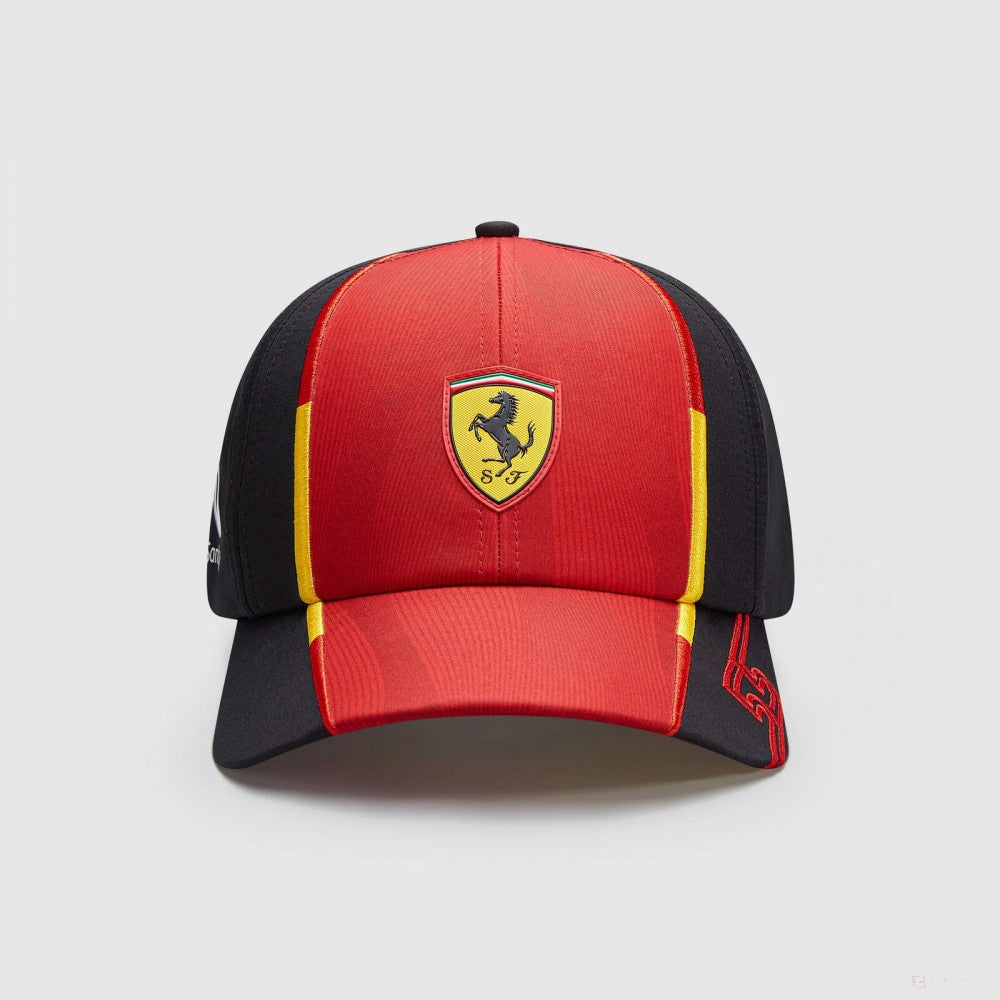 Ferrari Sainz Baseballová čiapka, Rosso Corsa-PUMA Black