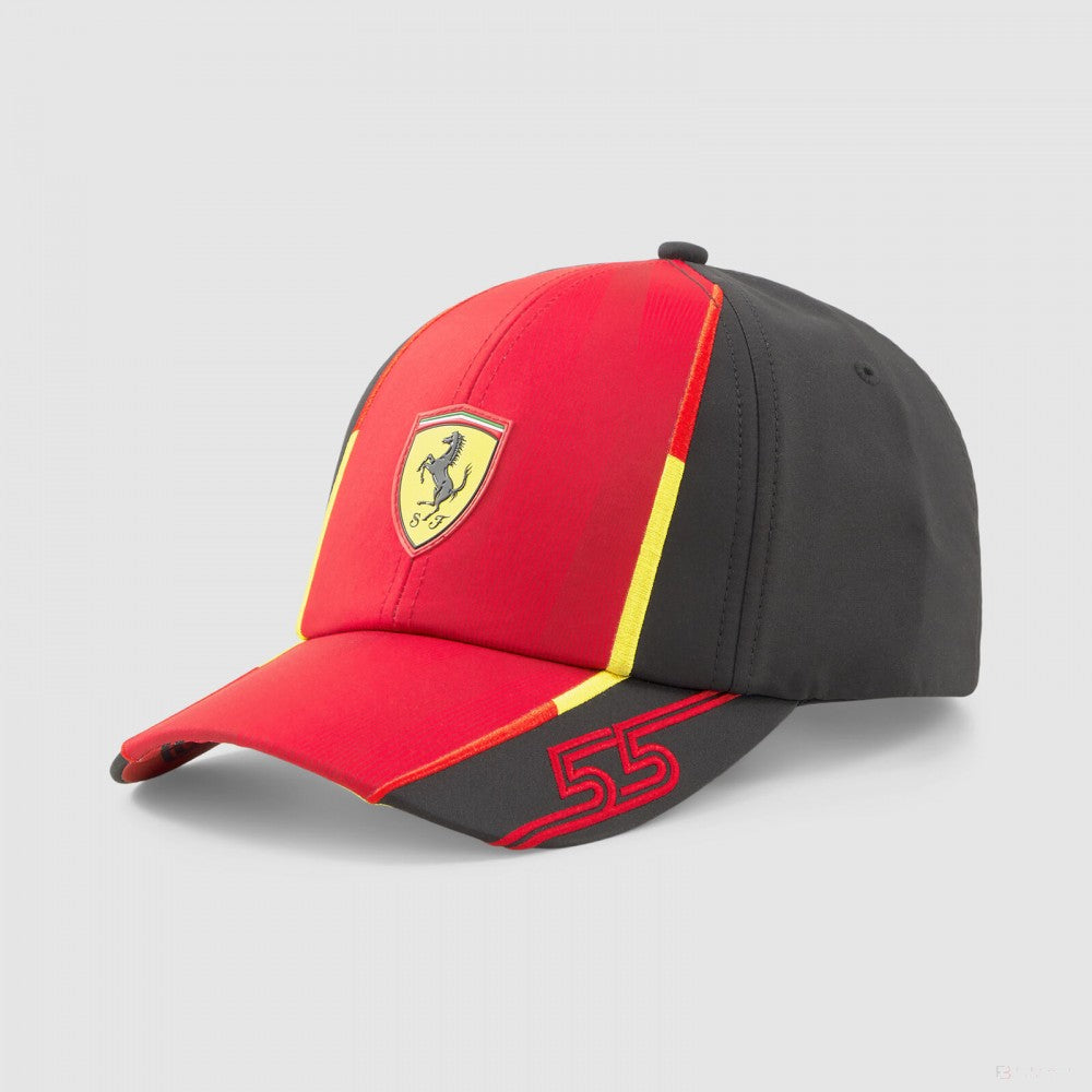 Ferrari Sainz Baseballová čiapka, Jr. Rosso Corsa-PUMA Black - FansBRANDS®