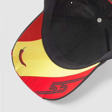 Ferrari Sainz Baseballová čiapka, Jr. Rosso Corsa-PUMA Black - FansBRANDS®