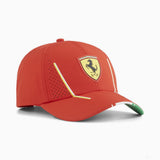 Ferrari čiapka, Puma, tímové, bejzbalová čiapka, červená, 2024