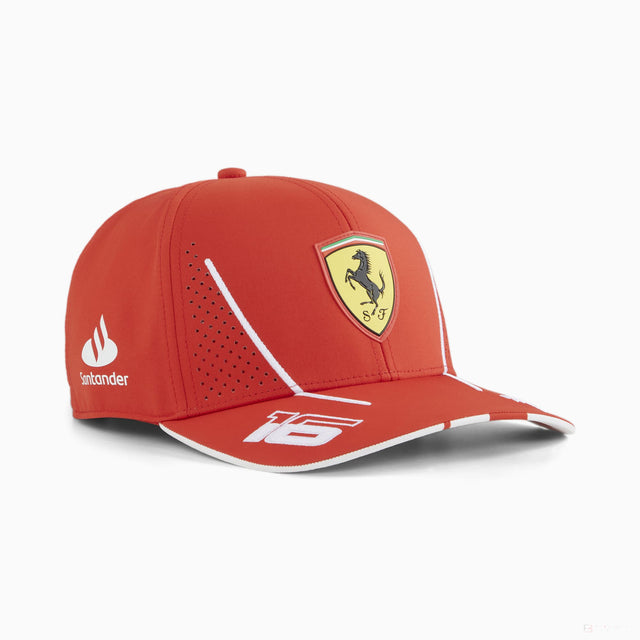 Ferrari čiapka, Puma, Charles Leclerc, červená - FansBRANDS®