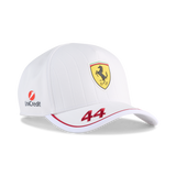 Ferrari, Lewis Hamilton, šiltovka, biela 🔥