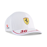 Ferrari, Charles Leclerc, bejzbalová čiapka, biela 🔥