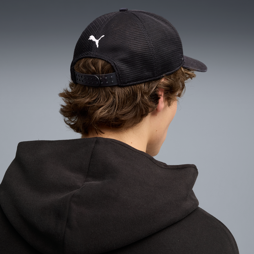Ferrari šiltovka trucker, Puma, čierna 🔥