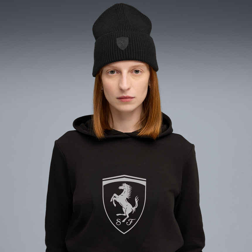 Čiapka Ferrari Pro, Puma, stredne vysoká, čierna 🔥