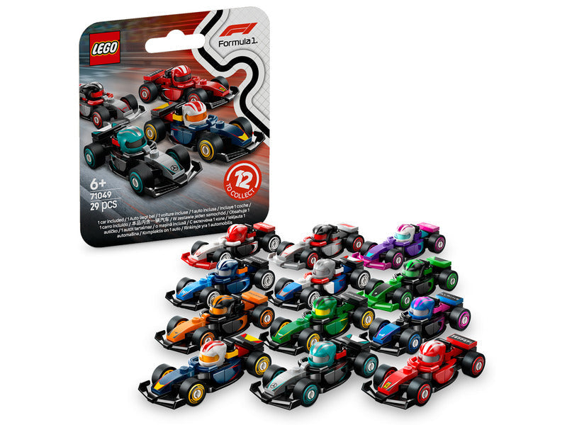 LEGO® minifigúrky, 71049, sbierateľné 1 zo 12, F1 autá