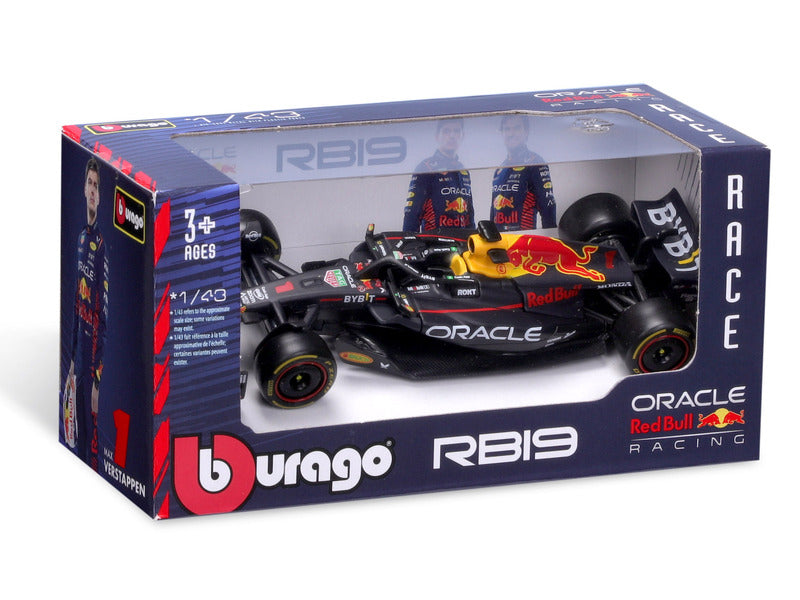 Modellauto Red Bull Racing, RB-19, bburago, 1:43, Max Verstappen #1, 2023