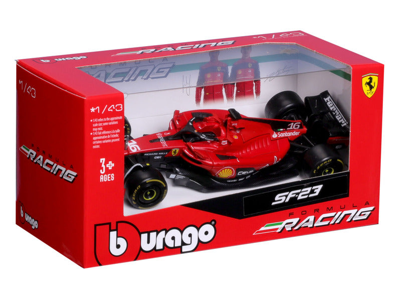 Model auta Ferrari, F1-23, bburago, 1:43, Charles Leclerc #16, 2023