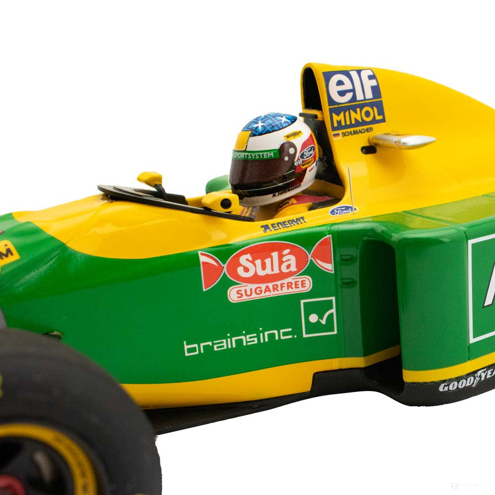 Michael Schumacher Model auta, Benetton Ford B193B Portugal GP, mierka 1:18, žltá, 2020 - FansBRANDS®
