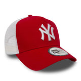 Šiltovka New York Yankees, New Era, trucker, červená