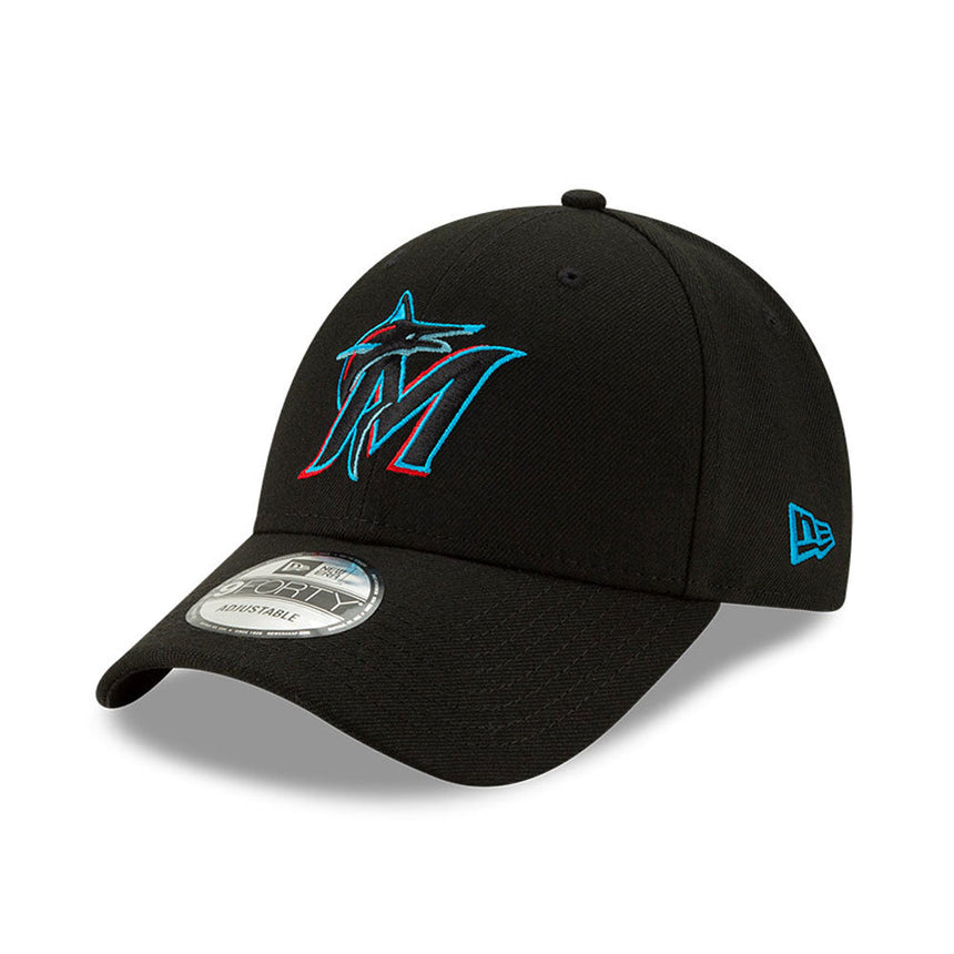 Šiltovka Miami Marlins, New Era, 9FORTY, tím, čierna