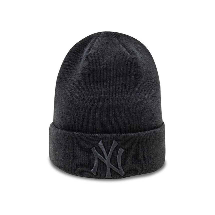 New York Yankees čiapka beanie, bezchybný špendlík, New Era, úplne čierna