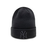 New York Yankees čiapka beanie, bezchybný špendlík, New Era, úplne čierna