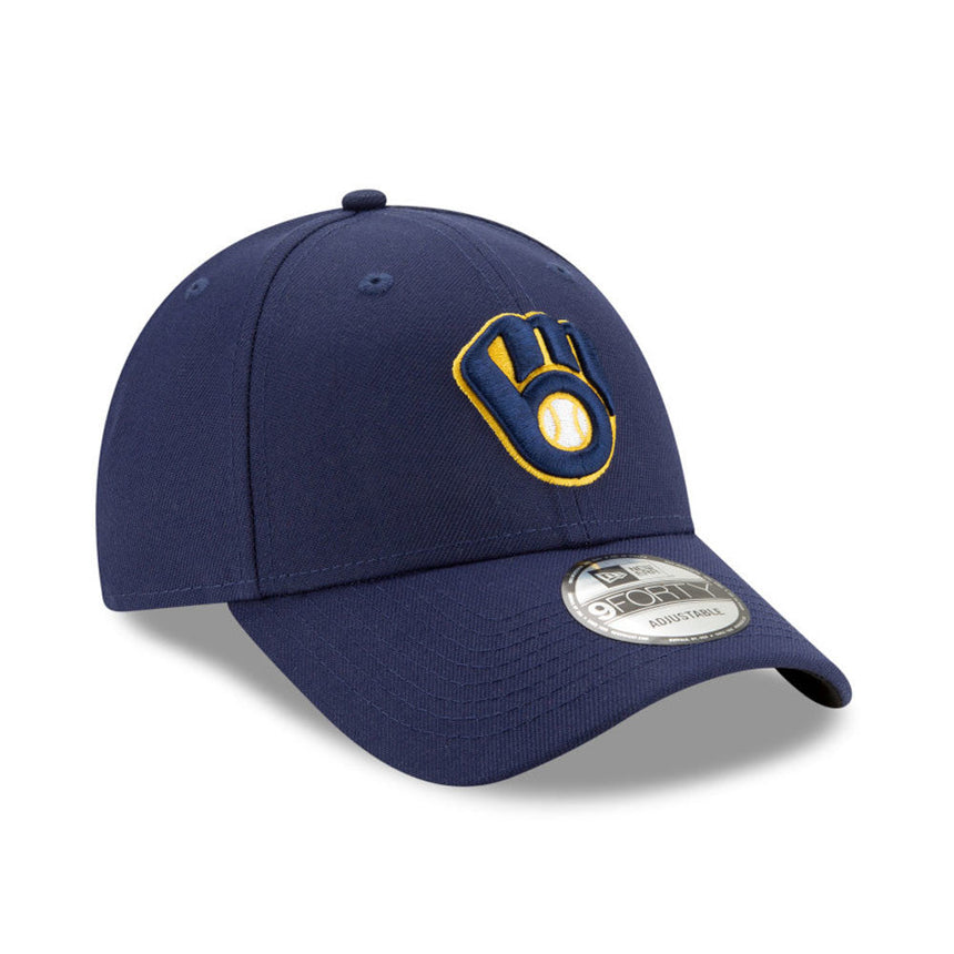 Milwaukee Brewers čiapka, New Era, 9FORTY, tímová, modrá