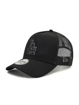 Čiapka Los Angeles Dodgers, trucker, New Era, 9FORTY, čierna