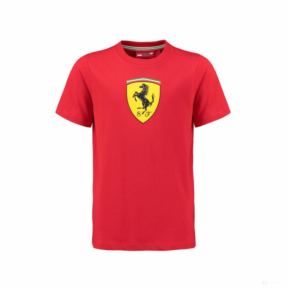 Detské tričko Ferrari, Scudetto, červené, 2018