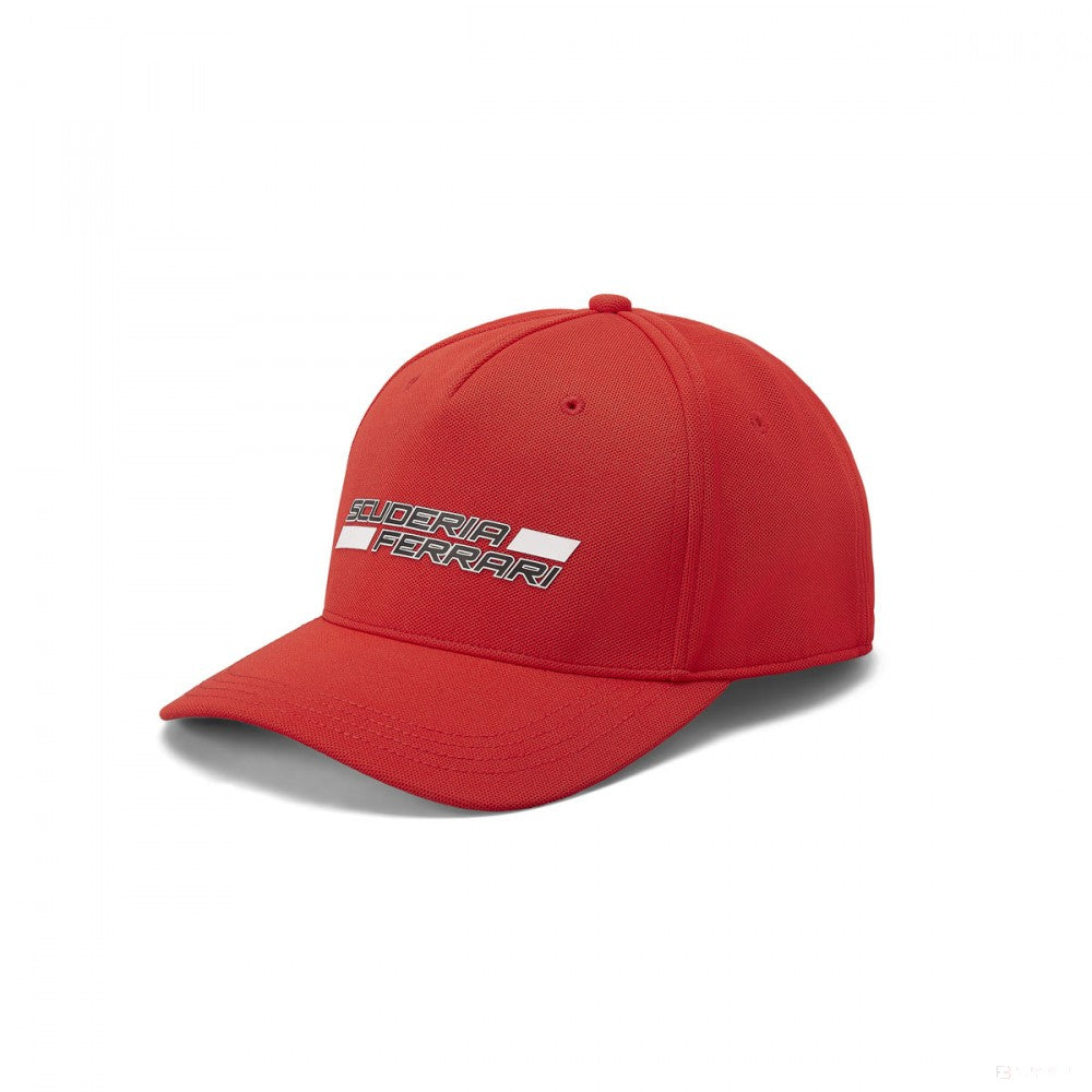 Baseballová šiltovka Ferrari, logo Scuderia, pre dospelých, červená, 2019