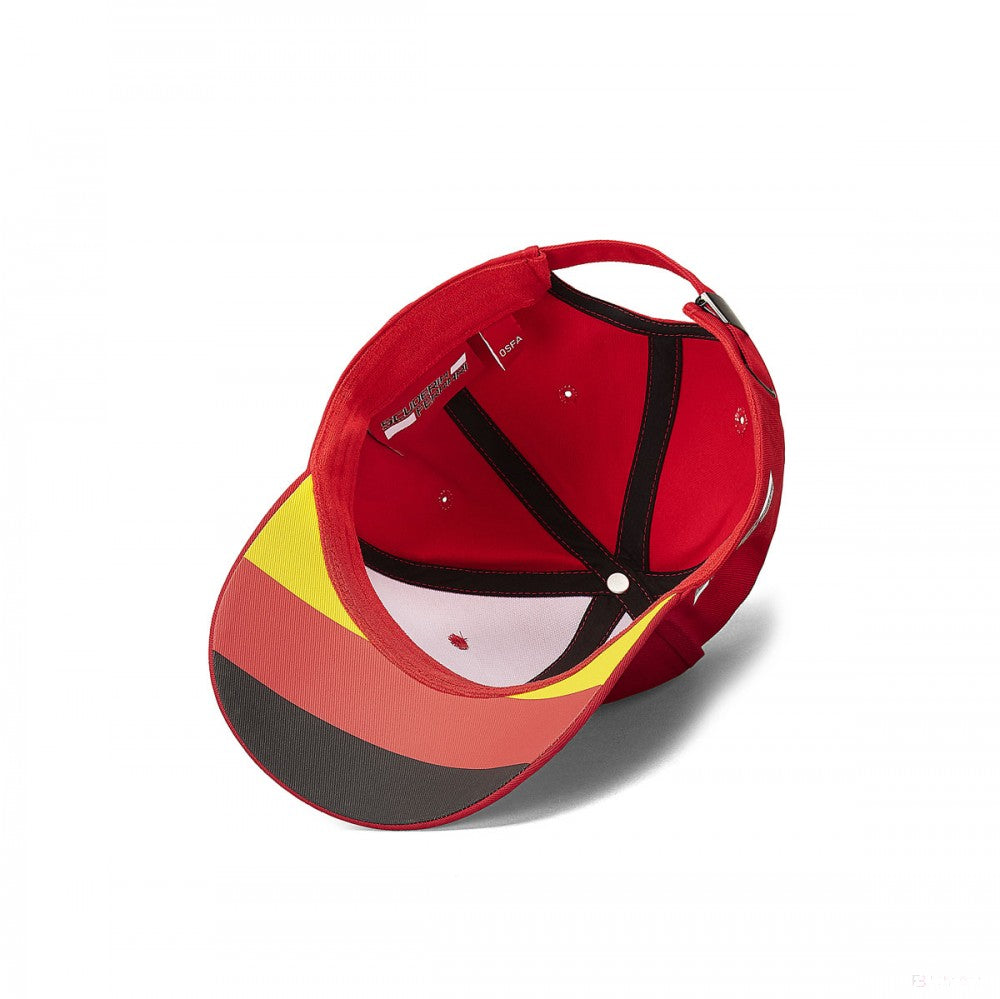 Baseballová čiapka Ferrari, Sebastian Vettel SEB5, pre dospelých, červená, 2019