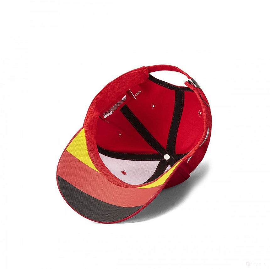 Baseballová čiapka Ferrari, Sebastian Vettel SEB5, pre dospelých, červená, 2019 - FansBRANDS®