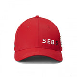 Baseballová čiapka Ferrari, Sebastian Vettel SEB5, pre dospelých, červená, 2019 - FansBRANDS®