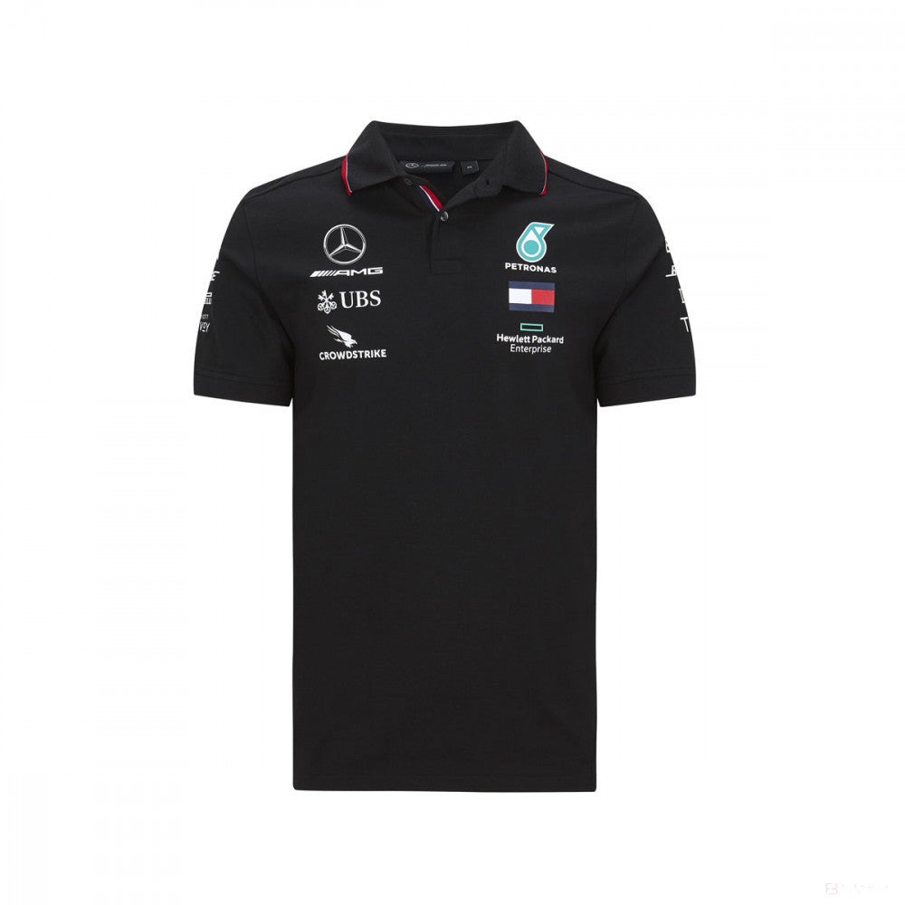 Mercedes Polo, Team, Black, 2020 - FansBRANDS®